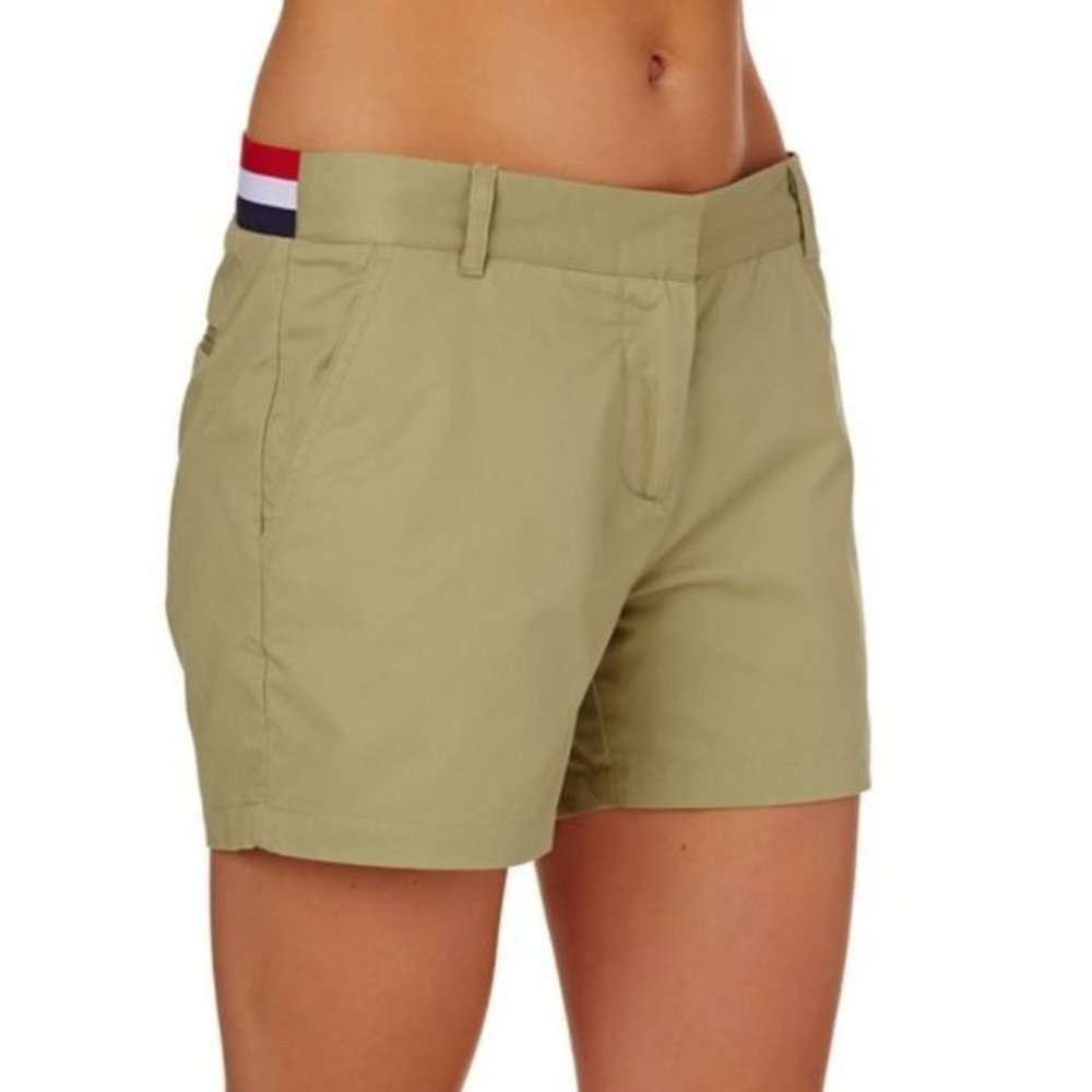 Penfield womens shorts active Cali Shorts high waist high rise Tan small